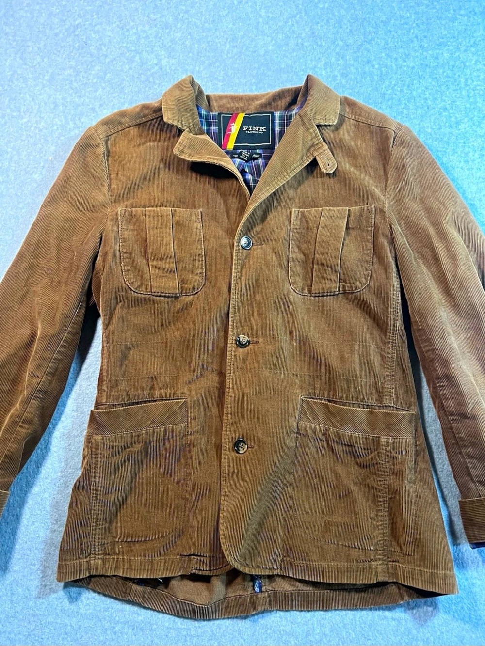 Fink Brown Corduroy Shirt Jacket